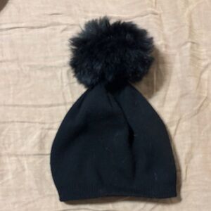 Women’s black cashmere/wool black hat from Bloomingdale’s